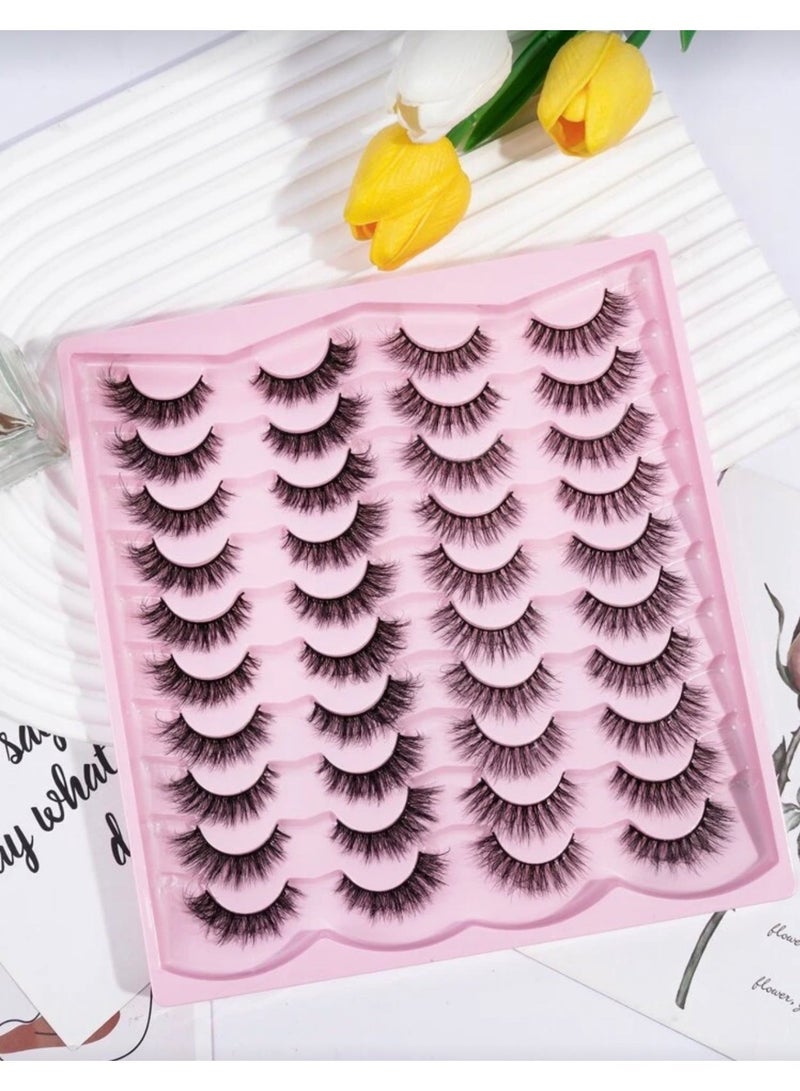 Shein MagiFly 20 Pairs Assorted Thick Curly Fluffy Eyelashes - Image 4